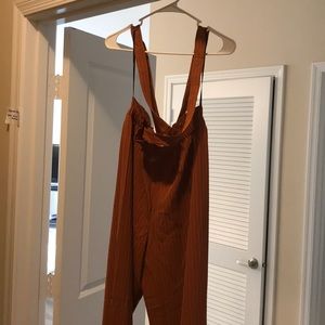 Paperbag waist pants/overalls